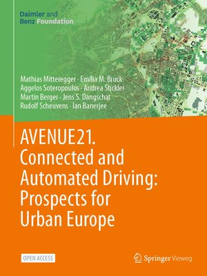 cover image of AVENUE21. Connected and Automated Driving